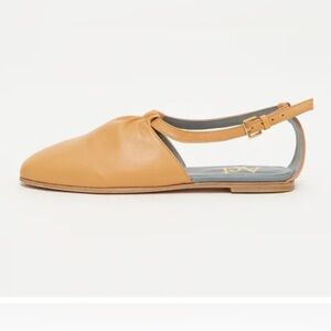 Act Series A.012 23 Tan Leather Slingback Flats
Handcrafted in Mallorca, Spain
